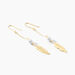 Boucles D'oreilles Pendantes Powoo Or Jaune Strass - Boucles d'oreilles pendantes Femme | Histoire d’Or