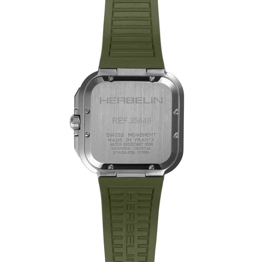 Montre Herbelin Cap Camarat Square Kaki - Montres Homme | Histoire d’Or