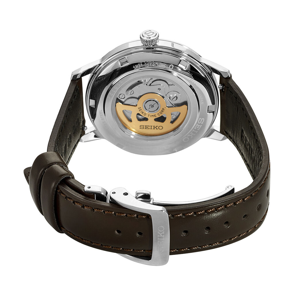 Montre Seiko Presage Marron - Montres Homme | Histoire d’Or