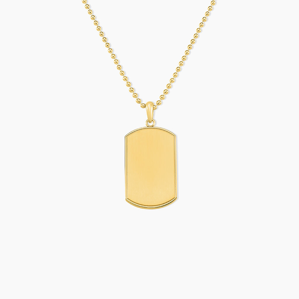 Collier Acier Doré Lorant - Colliers fantaisie Homme | Histoire d’Or