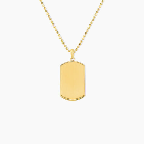 Collier Acier Doré Lorant - Colliers fantaisie Homme | Histoire d’Or