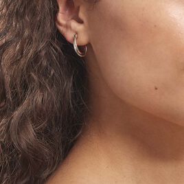 Créoles Tita Or Bicolore - Boucles d'oreilles créoles Femme | Histoire d’Or