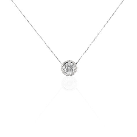 Collier Feliz Argent Blanc Oxyde De Zirconium - Colliers fantaisie Femme | Histoire d&rsquo;Or