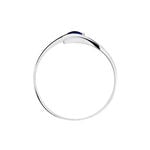 Bague Tamyra Or Blanc Saphir - Bagues solitaires Femme | Histoire d&rsquo;Or