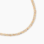 Collier Jasmin Tresse Or Tricolore - Colliers Femme | Histoire d&rsquo;Or
