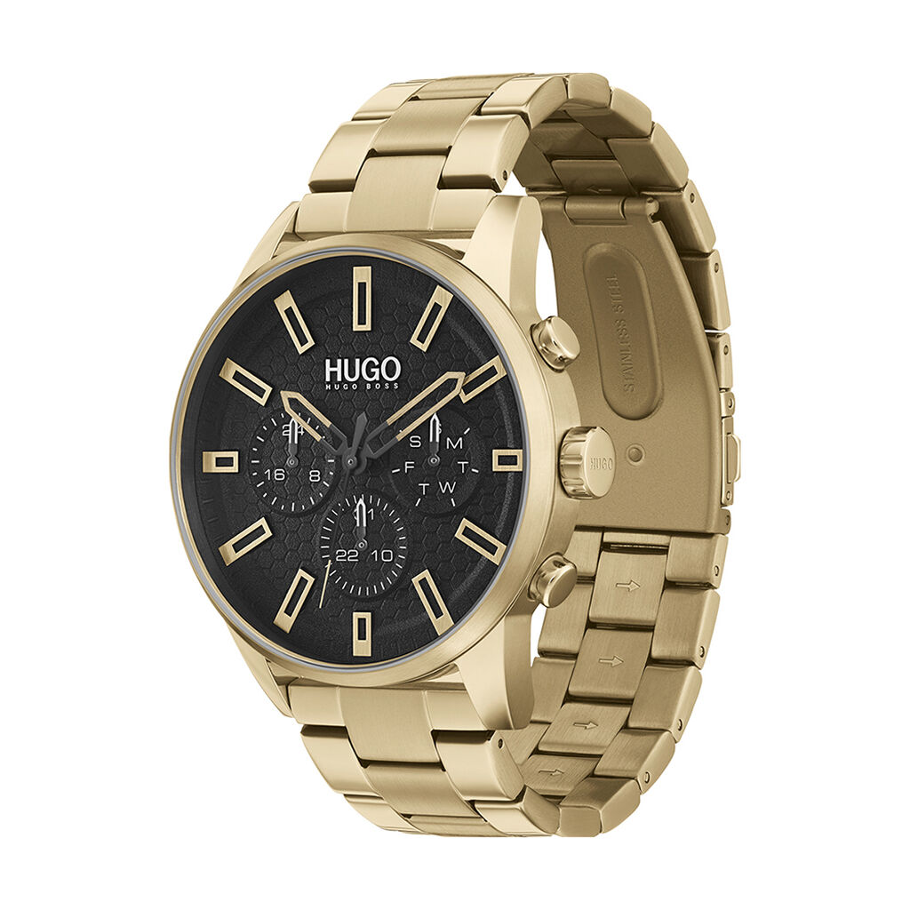 Montre Hugo Seek Noir - Montres Homme | Histoire d’Or