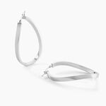 Cr&eacute;oles Silla Or Blanc - Boucles d'oreilles cr&eacute;oles Femme | Histoire d&rsquo;Or