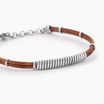 Bracelet Cuir De Vache Marron - Bracelets Cuir Homme | Histoire d&rsquo;Or