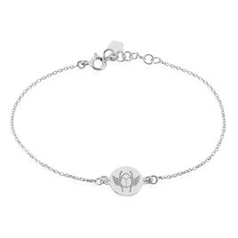 Bracelet Aelig Argent Blanc - Bracelets fantaisie Femme | Histoire d’Or