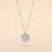 Collier Argent Blanc Mireio - Colliers fantaisie Femme | Histoire d’Or