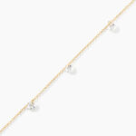 Bracelet Or Jaune Leucitica Oxydes De Zirconium - Bracelets Femme | Histoire d&rsquo;Or