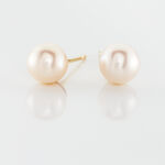 Boucles D'oreilles Suki Or Jaune Perle De Culture - Clous d'oreilles Femme | Histoire d&rsquo;Or