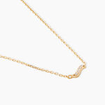 Collier Myrrhe Plaqu&eacute; Or Jaune Oxyde De Zirconium - Colliers fantaisie Femme | Histoire d&rsquo;Or