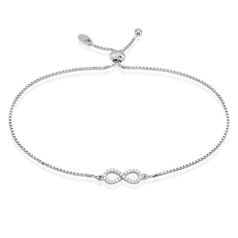 Bracelet Argent Blanc Anona Oxydes De Zirconium - Bracelets Femme | Histoire d&rsquo;Or
