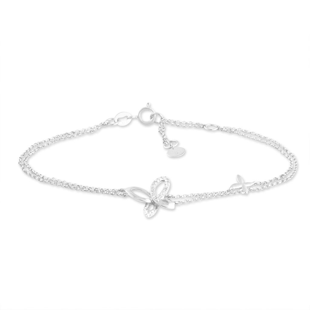 Bracelet Anahi Or Blanc Diamant - Bracelets Femme | Histoire d’Or