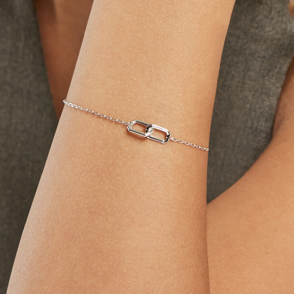 Bracelet Harmony Argent Blanc - Bracelets Homme | Histoire d’Or