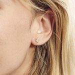 Boucles D'oreilles Or Jaune Verdiane Oxydes - Boucles d'oreilles pendantes Femme | Histoire d&rsquo;Or