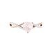 Bague Clothilde Or Rose Quartz Et Oxyde - Bagues solitaires Femme | Histoire d’Or