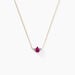 Collier Glykeria Or Jaune Rubis Diamant - Colliers Femme | Histoire d&rsquo;Or