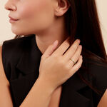 Alliance Rheanna Or Jaune Diamant Synth&eacute;tique - Alliances Femme | Histoire d&rsquo;Or