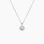 Collier Princess Argent Blanc Oxyde De Zirconium - Colliers fantaisie Femme | Histoire d&rsquo;Or