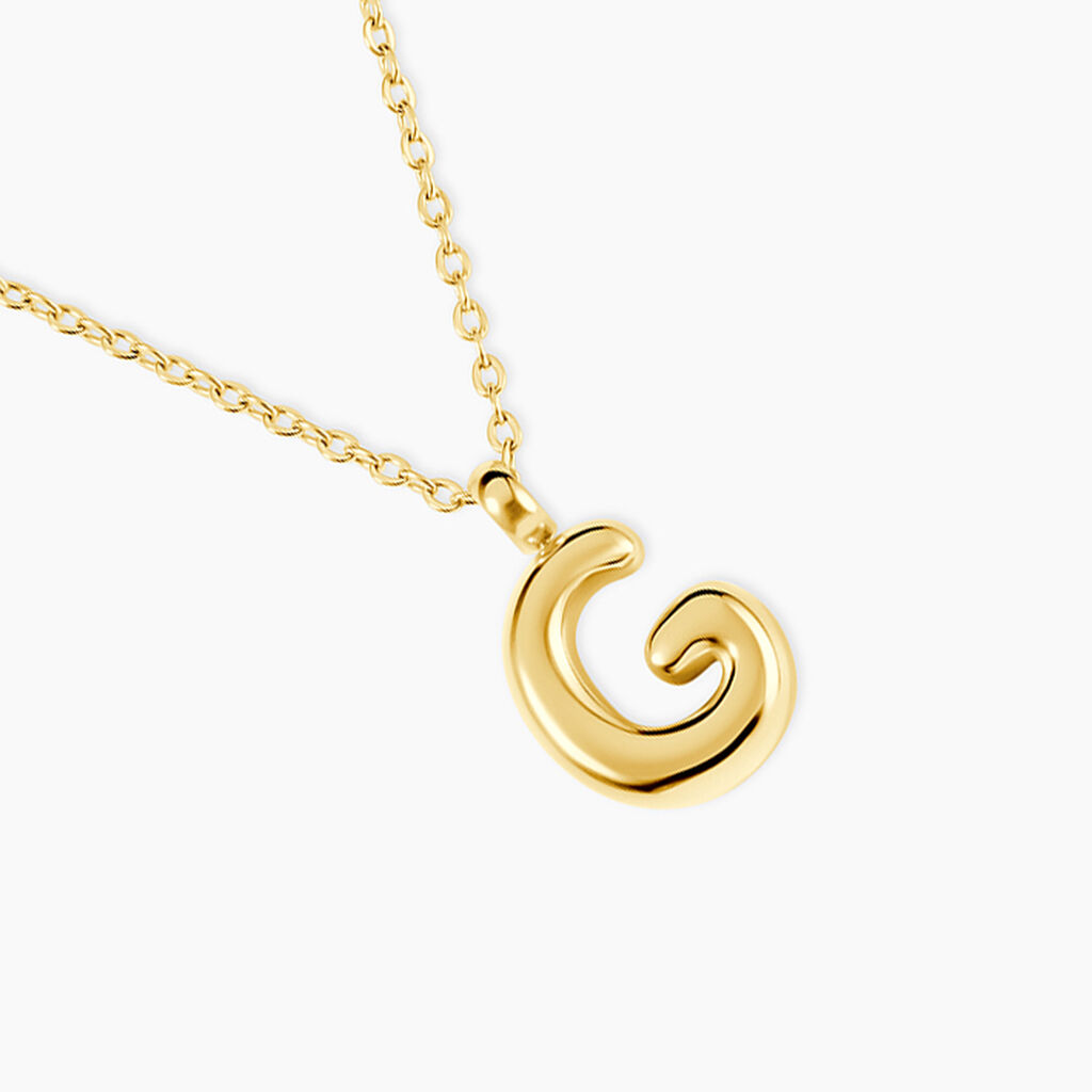 Collier Feliciane Acier Dor&eacute; - Colliers fantaisie Femme | Histoire d&rsquo;Or