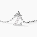Collier Neruda Argent Blanc Oxyde De Zirconium - Colliers fantaisie Femme | Histoire d&rsquo;Or