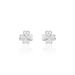 Boucles D'oreilles Puces Luce Argent Blanc Oxyde De Zirconium - Boucles d'oreilles fantaisie Femme | Histoire d’Or