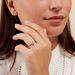 Bague Lydia Argent Blanc Oxyde De Zirconium - Bagues solitaires Femme | Histoire d’Or