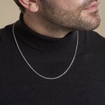 Collier Gustin Argent Blanc - Chaines Homme | Histoire d&rsquo;Or