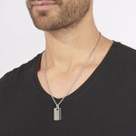 Collier Lovaina Acier Blanc - Colliers Homme | Histoire d&rsquo;Or