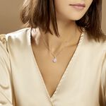 Collier Fidjy Argent Blanc Oxyde De Zirconium - Colliers fantaisie Femme | Histoire d&rsquo;Or