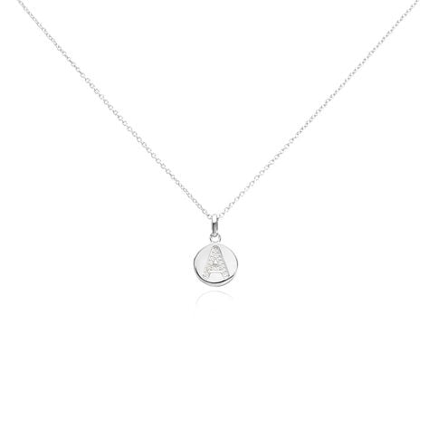 Collier Argent Eugenien Oxydes De Zirconium - Colliers fantaisie Femme | Histoire d’Or