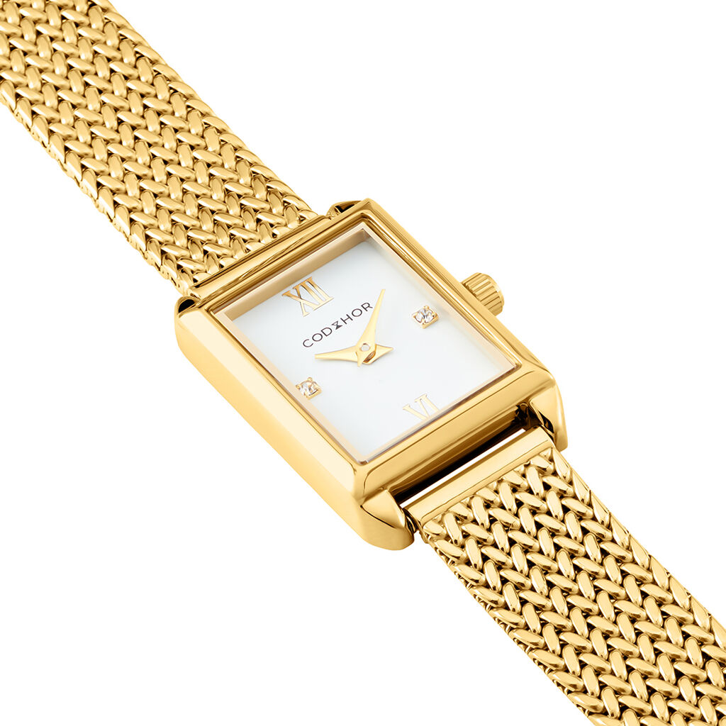 Montre Codhor Suzy Blanc - Montres Femme | Histoire d&rsquo;Or