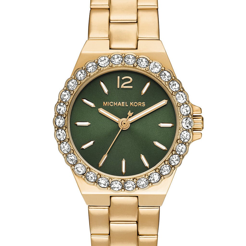 Montre Michael Kors Lennox Vert - Montres Femme | Histoire d&rsquo;Or