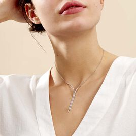 Collier Moscou Or Blanc Diamant - Colliers Femme | Histoire d’Or