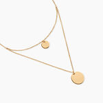 Collier Nuala Plaqu&eacute; Or Jaune - Colliers doubles et triples cha&icirc;nes Femme | Histoire d&rsquo;Or