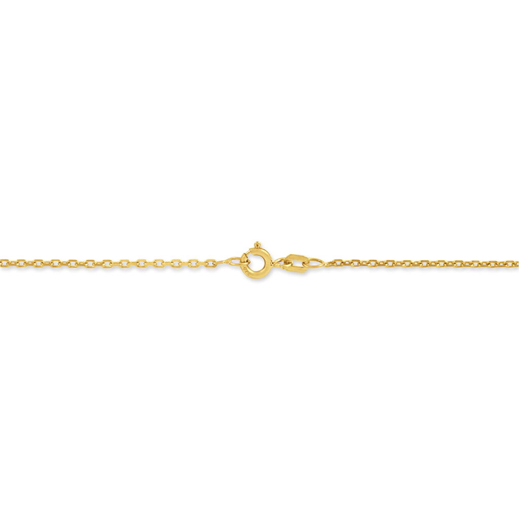 Cha&icirc;ne Igoa Maille For&ccedil;at Diamantee Or Jaune - Chaines Femme | Histoire d&rsquo;Or