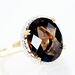 Bague Anna Or Jaune Quartz Et Oxyde De Zirconium - Bagues avec pierre Femme | Histoire d’Or