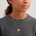 Collier Helenia Coeur Gravable Or Jaune - Cadeaux de naissance Enfant | Histoire d&rsquo;Or