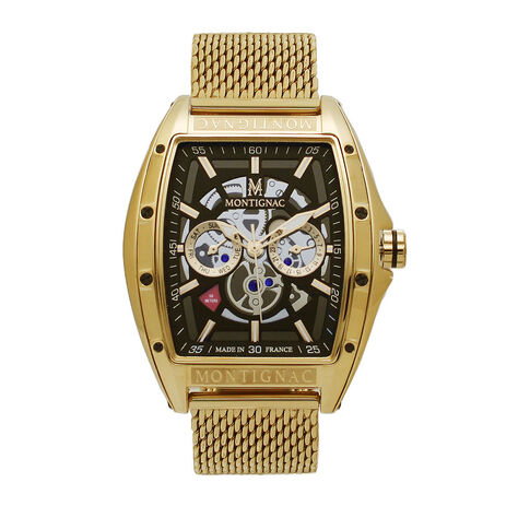 Montre Montignac Noir - Montres Homme | Histoire d’Or