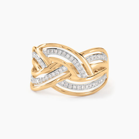 Bague Leopoldine Or Jaune Diamant - Bagues avec pierre Femme | Histoire d’Or