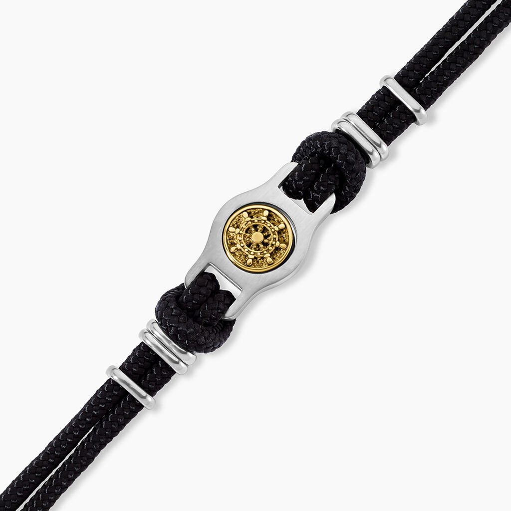 Bracelet Paulette Acier Blanc - Bracelets cordon Homme | Histoire d&rsquo;Or