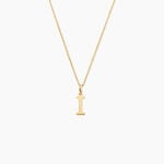 Pendentif Ionia Lettre Or Jaune - Pendentifs Famille | Histoire d&rsquo;Or