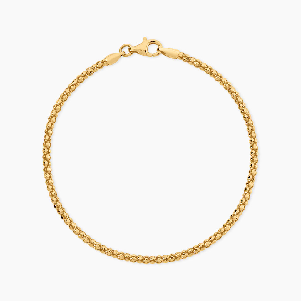 Bracelet Big Love Argent Dor&eacute; A L'Or 750/1000 - F&ecirc;te des m&egrave;res Femme | Histoire d&rsquo;Or