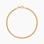 Bracelet Big Love Argent Dor&eacute; A L'Or 750/1000 - F&ecirc;te des m&egrave;res Femme | Histoire d&rsquo;Or