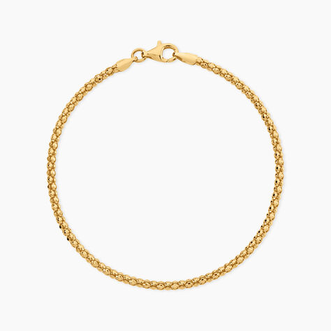 Bracelet Big Love Argent Dor&eacute; A L'Or 750/1000 - F&ecirc;te des m&egrave;res Femme | Histoire d&rsquo;Or
