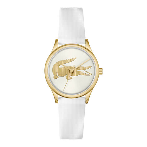 Montre Lacoste Crocodelle Blanc - Montres Femme | Histoire d&rsquo;Or