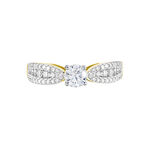 Bague Solitaire Stockholm Or Jaune Diamant Synthetique - Bagues solitaires Femme | Histoire d&rsquo;Or