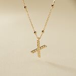 Collier Plaqu&eacute; Or Jaune Lettra - Bijoux sans pierre Femme | Histoire d&rsquo;Or